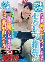 【VR】水中VR 水泳部のコーチになって水泳部員にセクハラし放題VR 美園和花