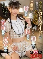 【VR】美少女ロリメイドが身体中を変態的に舐めまわしてご奉仕してくれる ＃指舐め＃足舐め ＃顔舐め ＃乳首舐め ＃尻穴舐め 希咲那奈 希咲那奈