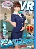 【VR】Attention， please◆ 美少女CAと機内で中出しSEX～本日はご搭乗頂きありがとうございます！！ 私清本が貴方を楽園までお届けします◆～ 清本玲奈 清本玲奈